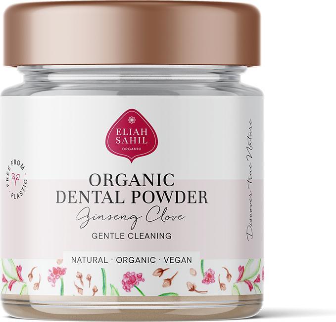 Immagine prodotto Eliah Sahil Polvere per denti Ginseng Clove pulizia delicata Plv