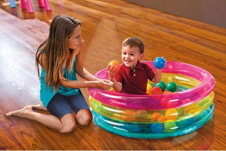 Immagine prodotto Intex Classico Box Di Palline Per Bambini A 3 Anelli