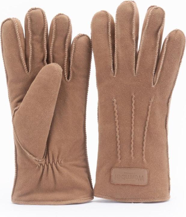 Warmbat Ladies Handschuhe Ziege Sué © de - Cognac - Grösse l (L)
