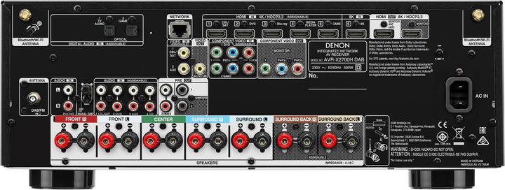 Immagine prodotto Denon AVR-X2700H (7.2 canali, DAB+)