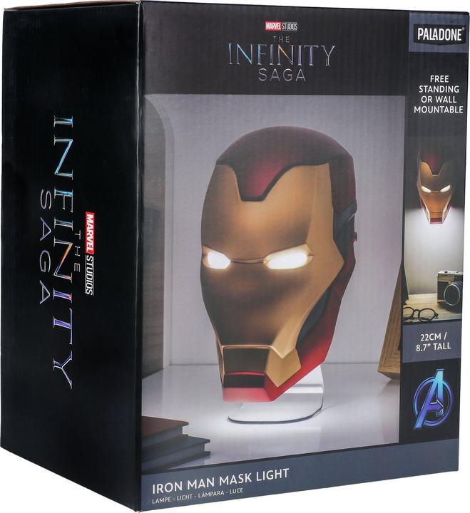 Actual product image Paladone Products Iron Man Mask Light