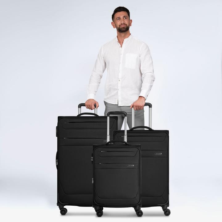 Actual product image Worldpack Chicago suitcase set with expansion pleat (186 l, XL (from 140l))