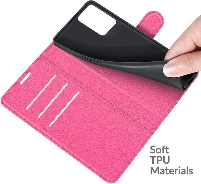 Actual product image MU Classic Litchi Leather Bookcover Series (Realme 8 5G)