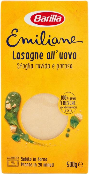 Immagine prodotto Barilla Pasta Emiliane Lasagne 500 g (500 g)