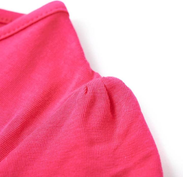 Produktbild VidaXL Kinder-T-Shirt Knallrosa 128,Material: 95 % Baumwolle. 5 (128)