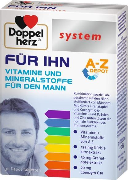 Immagine prodotto Doppelherz sistema PER LUI, 30 compresse (30 Pezzo/i, Pillole)