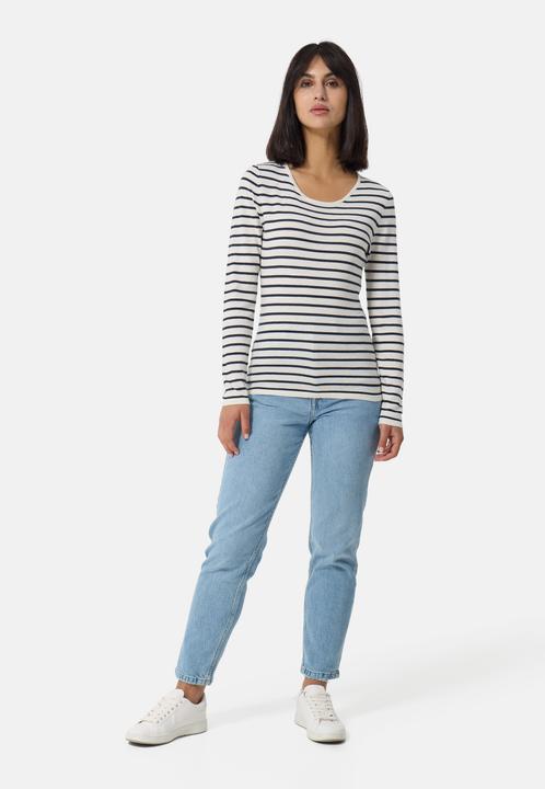 Immagine prodotto Cash-Mere Kaschmir Rundhals Pullover gestreift (S)