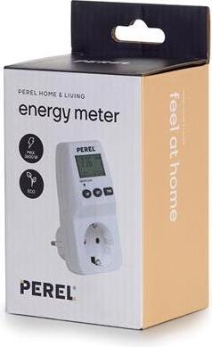 Immagine prodotto Perel CONTATORE DI ENERGIA - 230 V - 16 A - CONTATTO DI PROTEZIONE (SISTEMA TEDESCO)