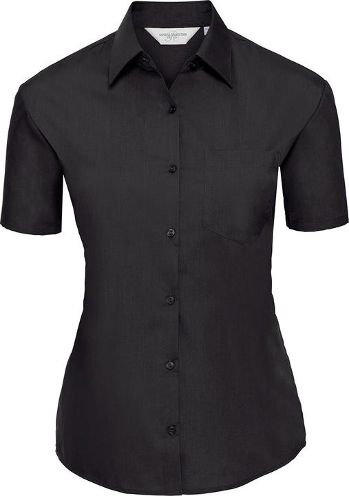 Actual product image Russell Womens/Ladies Poplin Easy-Care Short-Sleeved Shirt (XXL)