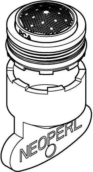 Produktbild Grohe Mousseur AG M 21,4x1, verstellbar
