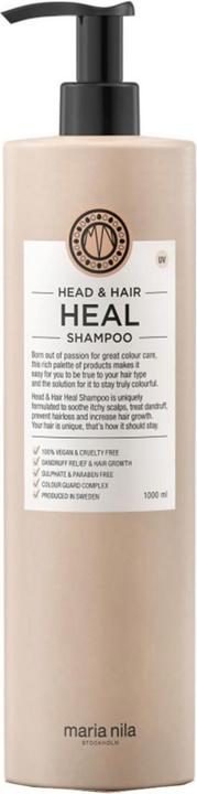 Actual product image Maria Nila Care & Style - Head & Hair Heal Shampoo (1000 ml, Liquid shampoo)