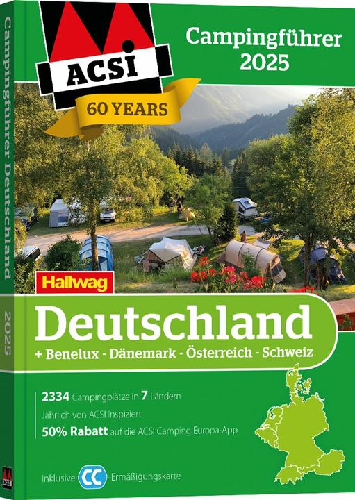 Produktbild ACSI Campingführer Deutschland 2025 (Deutsch, 2024)