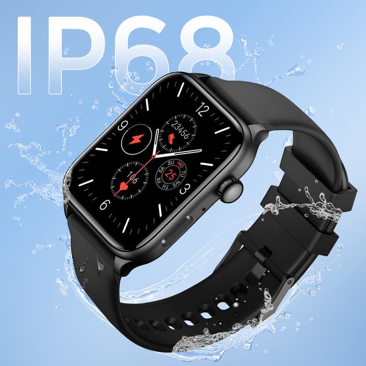 Actual product image Riversong smartwatch Motive 9E space gray SW905 AMOLED