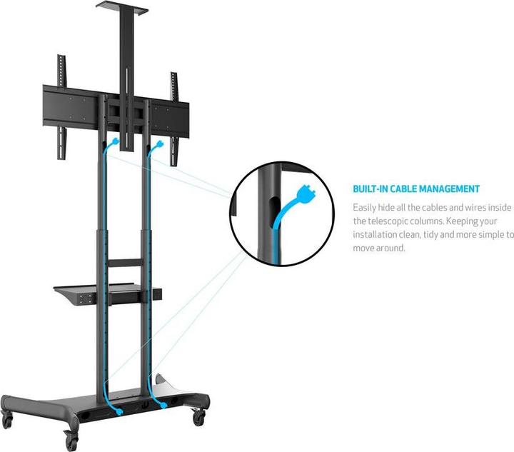 Image du produit Multibrackets M Public Floor Stand Basic 180 (Spécifique à l'appareil, 80", 90 kg)