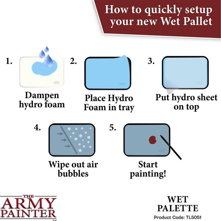 Actual product image The Army Painter Wet Palette