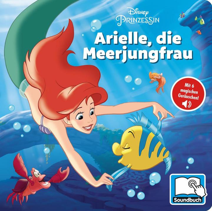 Produktbild Disney Prinzessin - Arielle, die Meerjungfrau - Pappbilderbuch mit 6 integrierten Sounds - (Deutsch)