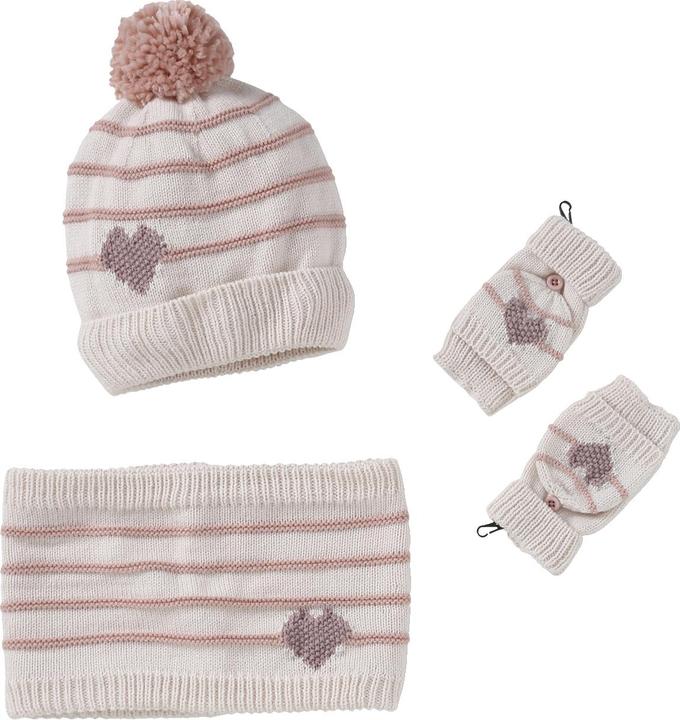 Immagine prodotto Vertbaudet Set da bambina: cappello, sciarpa rotonda e guanti