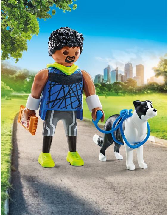 Produktbild Playmobil 71740 Jogger mit Border Collie (71740, Playmobil My Life)