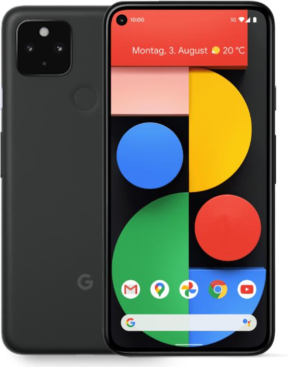 Google Pixel 4a 5G (128 GB, Just Black, 6.20", SIM + eSIM, 16 Mpx, 5G)