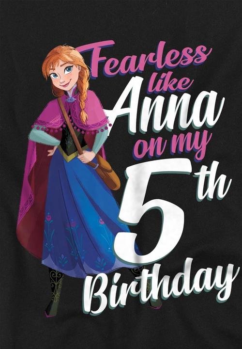Image du produit Disney Frozen - T-shirt FEARLESS LIKE ANNA - Enfant (140)
