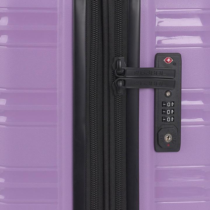 Actual product image Gabol Uyiko 4-wheel trolley 76 cm with stretch fold (104 l, XL (from 140l))