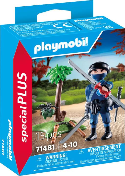 Actual product image Playmobil 71481 Ninja with equipment (71481, Playmobil Special Plus)