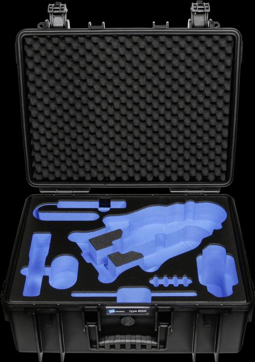 Actual product image B&W International Copter Case Type 6000/B with GoPro Karma Inlay (Drone case)