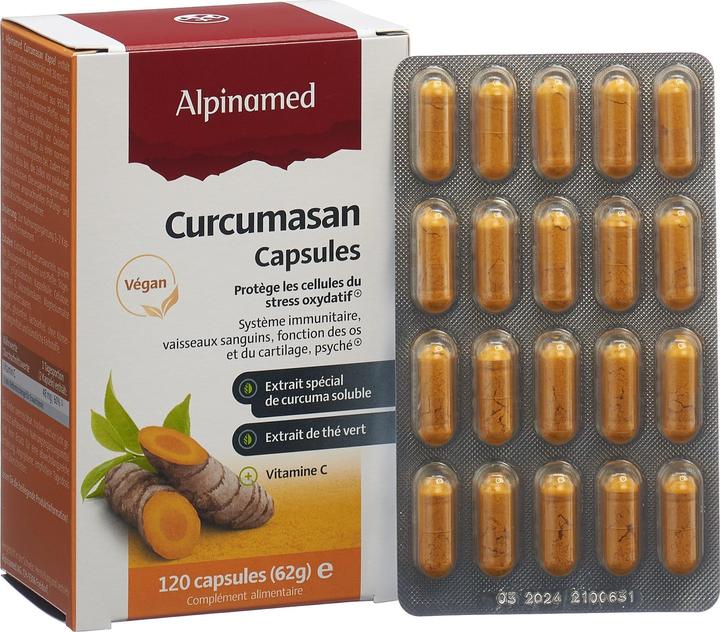 Image du produit Alpinamed Capsules de curcuma (120 pièce(s), Capsules, 100 g)