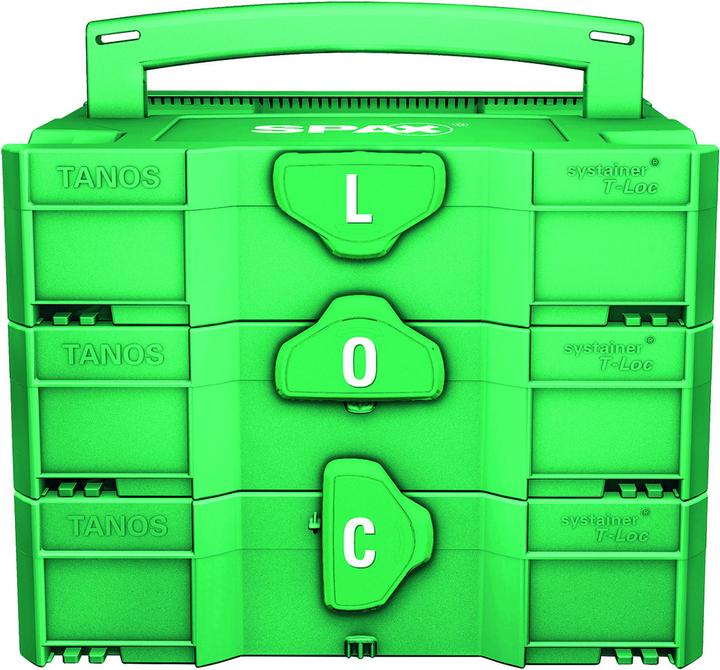 Image du produit Spax Coffret de montage T-Loc Systainer (1385 Vis par pièce)