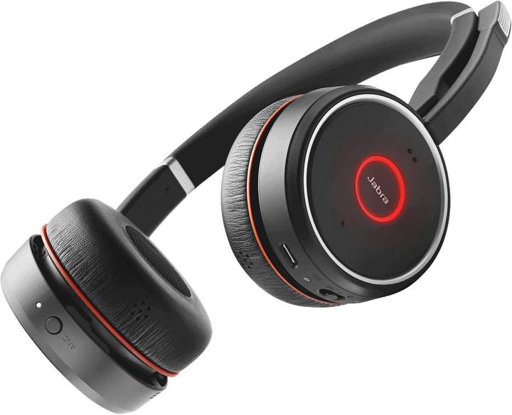 Image du produit Jabra Evolve 75 SE UC Duo + Link 380 (Sans fil, USB-A)