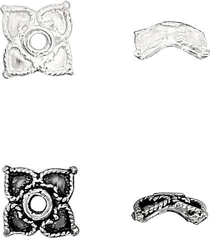 Blackened silver