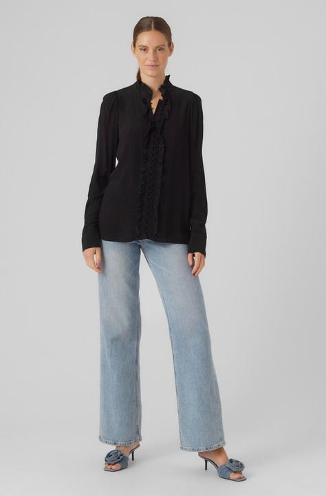Produktbild Vero Moda Vmsella L/S Frill Shirt Wvn Exc Hemd (S)