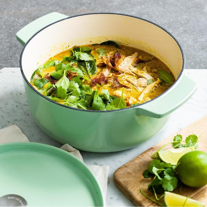 Image du produit KitchenAid braadpan émail 26cm - pistache groen - limited edition (26 cm, Cocotte + faitout, Fonte)