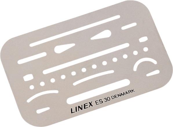Produktbild Linex Radierschablone