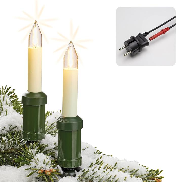 Produktbild Hellum LED Filament Schaftkerzenkette 20flg aussen (22 m)