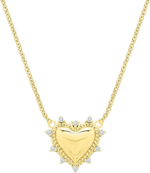 Immagine prodotto Candy Collana Laurien, argento 925, placcata oro (Argento 925, Placcato oro 18k, 42 - 45 cm)
