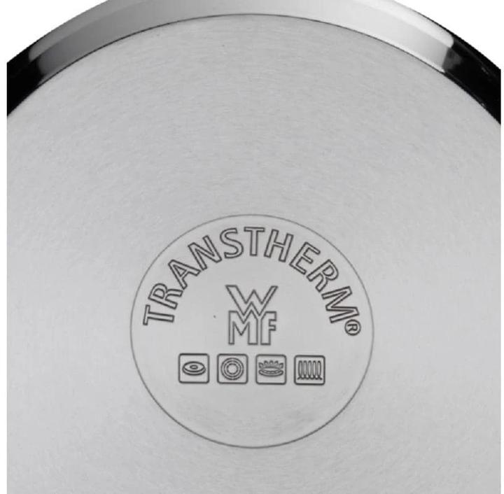 Produktbild WMF Kochtopf Bratentopf Induktion 14cm klein Metalldeckel 0,9l Mini Edelstahl (14 cm, Bräter + Schmortopf, Kochtopf, Edelstahl)