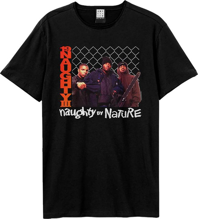 Immagine prodotto Amplified 19 Naughty 3 Maglietta Naughty By Nature Adulto Unisex (M)