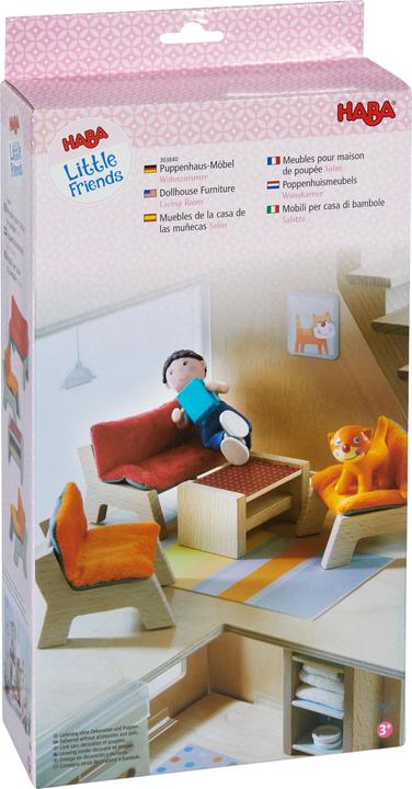 Immagine prodotto Haba Piccoli Amici - Casa delle Bambole Mobili Soggiorno