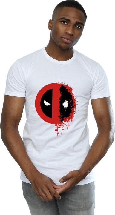 Immagine prodotto Deadpool Split Splat Logo Maglietta Uomo (M)
