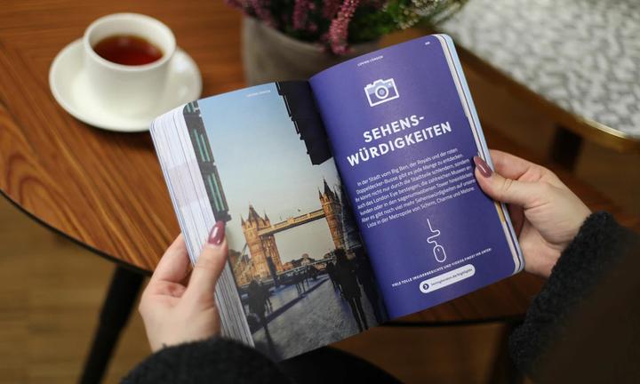 Actual product image London Reiseführer von Loving London (German, Silke Oberbeck, Yannic Stock, 2018)