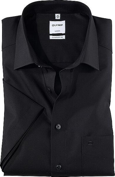 Produktbild Olymp Hemd Luxor schwarz/Kent 1/2 arm Gr.46 (46)