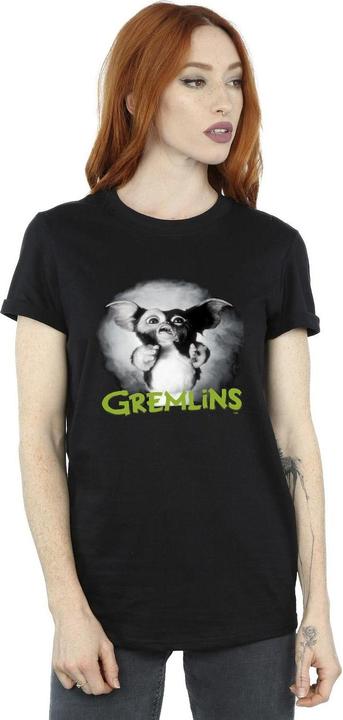 Actual product image Universal Textiles Womens/Ladies Scared Green Cotton Boyfriend T-Shirt (L)