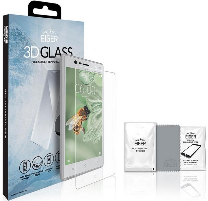 Immagine prodotto Eiger Mountain Glass Clear Edge (1 Pezzo/i, Nokia 8)