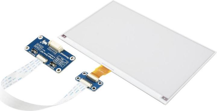 Actual product image WaveShare 800×480 7.5inch 3-colour E-Ink Display Raspberry Pi HAT