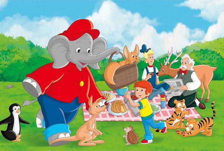 Actual product image Schmidt Spiele Benjamin Blümchen, At the Zoo (24 pieces)