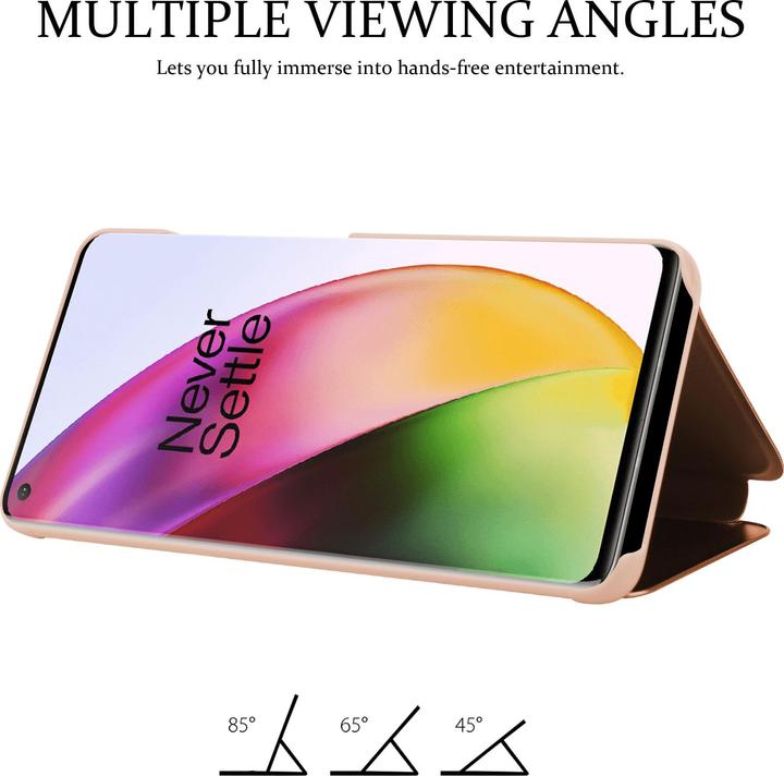 Productafbeelding Cadorabo Boek Smart View Spiegelhoes (Oneplus 8)