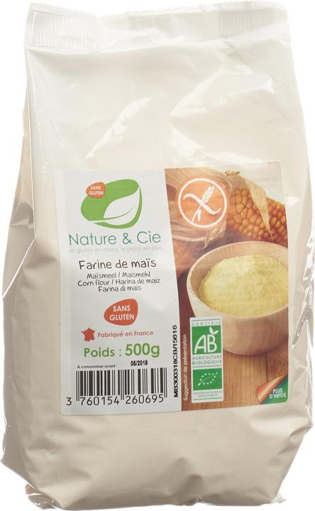 Actual product image Nature et Cie Pack organic corn flour gluten free 500 g (500 g)