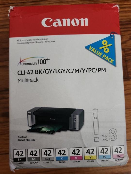 Actual product image Canon Cli-42 (M, FC, GY, LGY, C, Y, PC, PM)