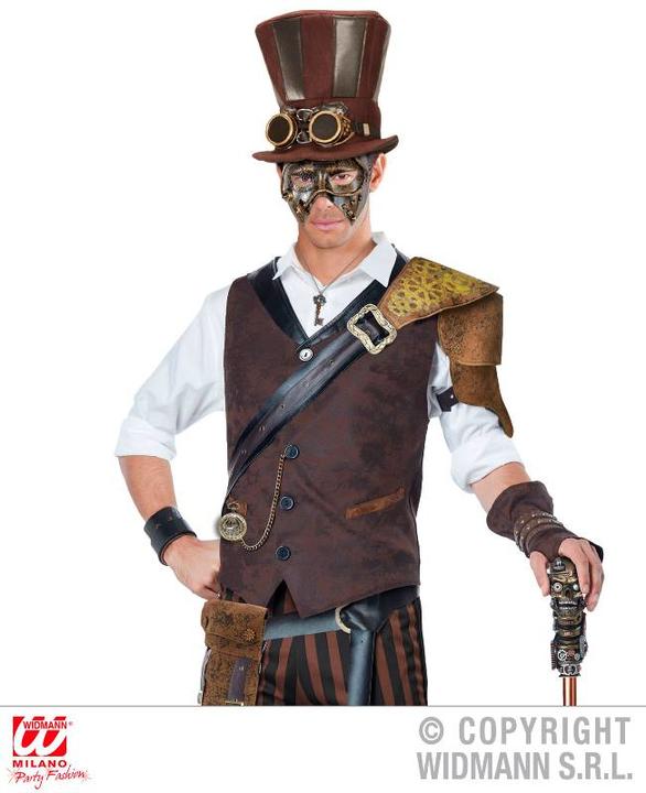 Produktbild Widmann Steampunk Gesichtsmaske